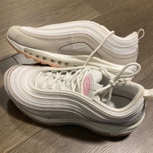Nike Air Max 97 custom color white, pink and brown